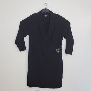 Chaps Black 2X long sleeved Sweater Dress
